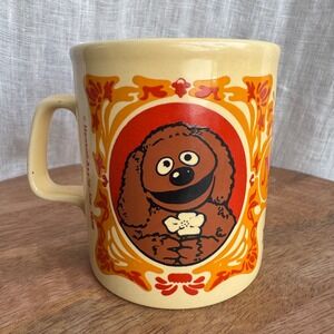 Vintage 1978 Muppet‎ Show Rowlf the Dog Mug Kiln Craft English Ironstone Cream